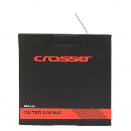Camasa cablu frana CROSSER 2p - Rola 30m - Alb