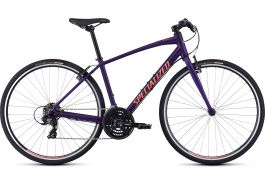 Bicicleta SPECIALIZED Sirrus V-Brake - Women's Spec - Satin Plum Purple/Acid Lava S