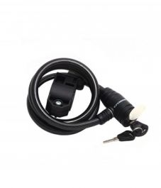 Incuietoare cablu CROSSER CL-369 12x900mm - Negru