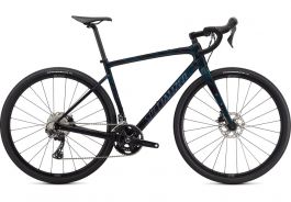 Bicicleta SPECIALIZED Diverge Sport Carbon - Gloss Forest Green/Ice Papaya/Chrome/Wild Ferns 56