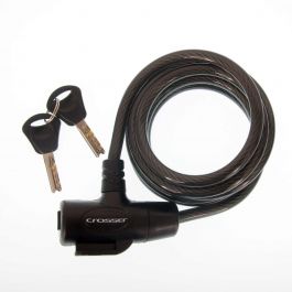 Incuietoare Cablu CROSSER CL-823 8mm/180cm - Black