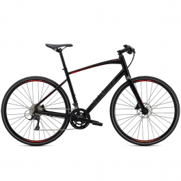 Bicicleta SPECIALIZED Sirrus 3.0 - Gloss Cast Black/Rocket Red XL
