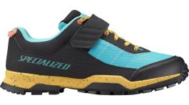 Pantofi ciclism SPECIALIZED Rime 1.0 Mtb - Brassy Yellow/Lagoon Blue 41